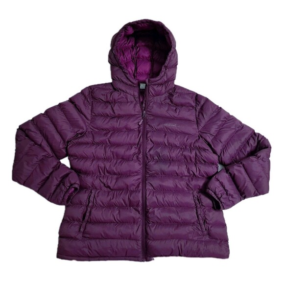 Mountain Warehouse Womens Large Hooded Puffer Jacket Purple Fuschia Winter Ski - Picture 1 of 11